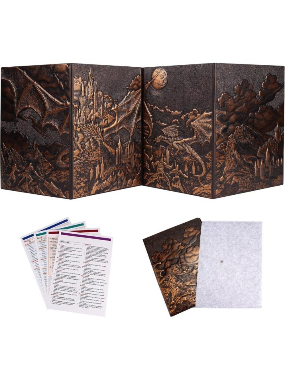 3D Dungeon Master Screen for D&D 5E | Perfect Gift for Tabletop RPG Fans